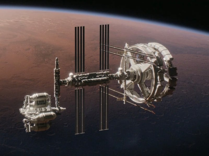 Phoenix station in orbit of Mars in 'For All Mankind.'