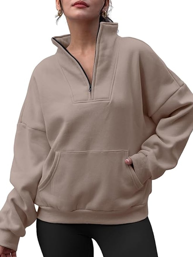 Trendy Queen Quarter-Zip Sweatshirt