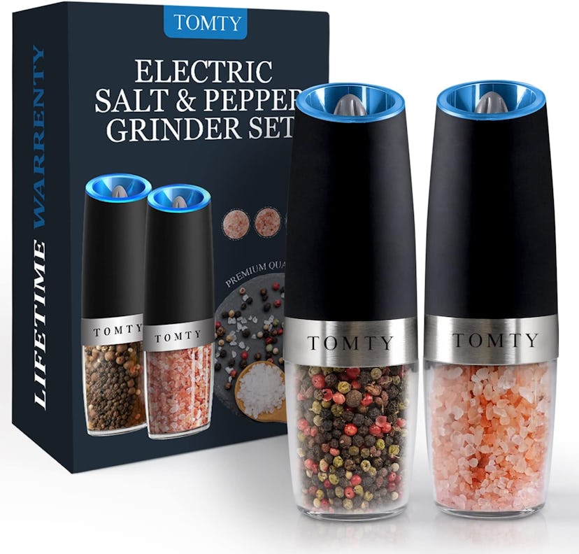 TOMTY Electric Salt and Pepper Grinder Set