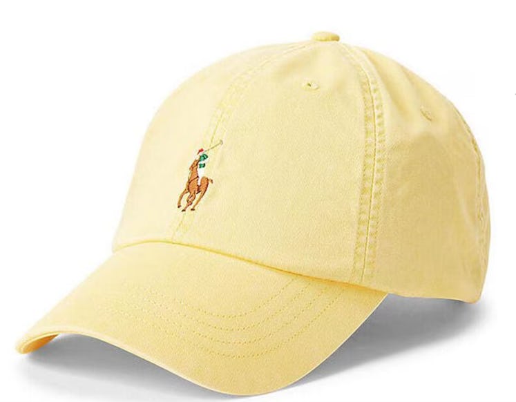 yellow stretch baseball cap
