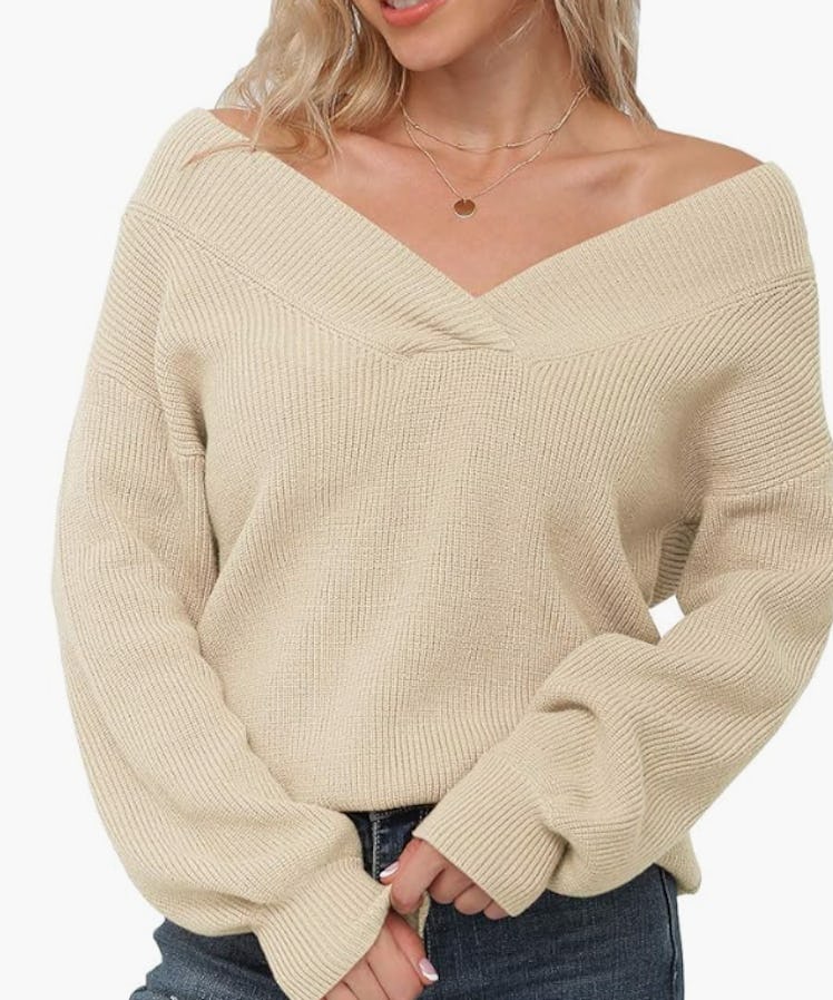 Feiersi Off-The-Shoulder Sweater