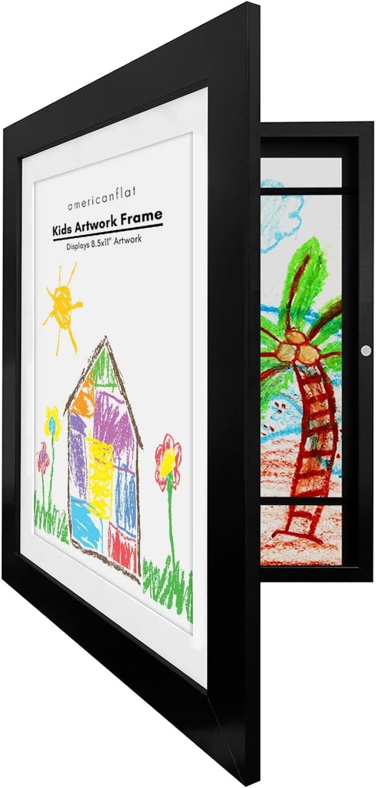 Americanflat Kids Art Frame with Mat