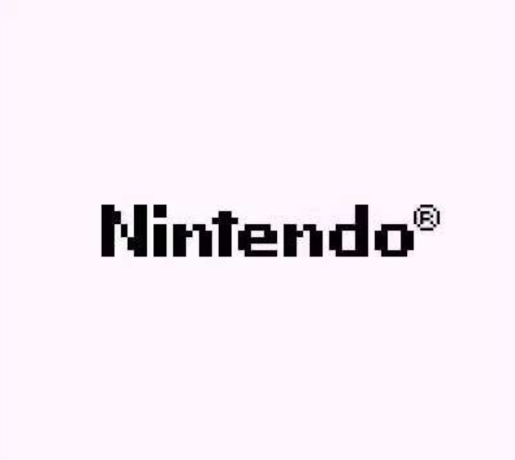 Nintendo Game Boy startup screen.