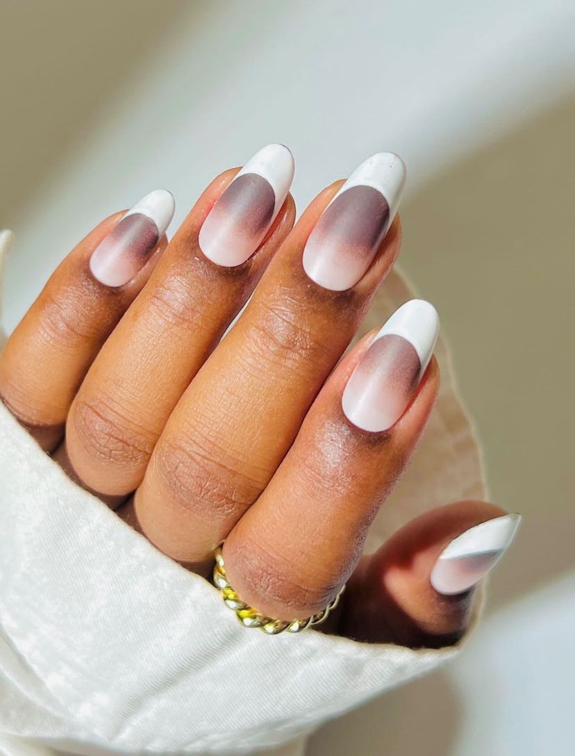 Try a French tip manicure with a twist for Taurus season 2024.