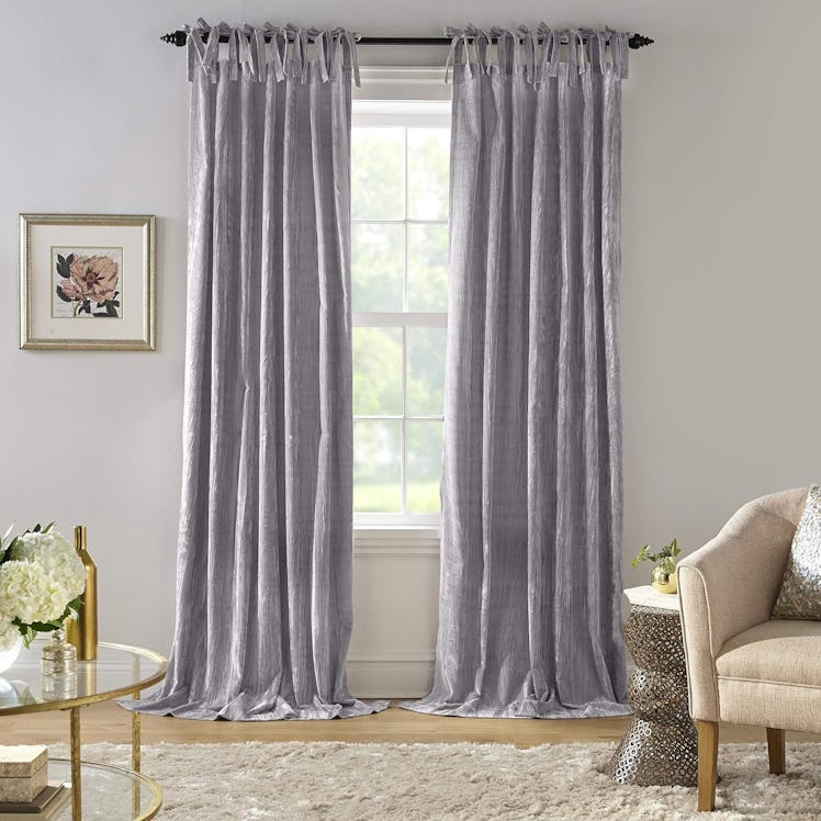 Elrene Crushed Velvet Curtains