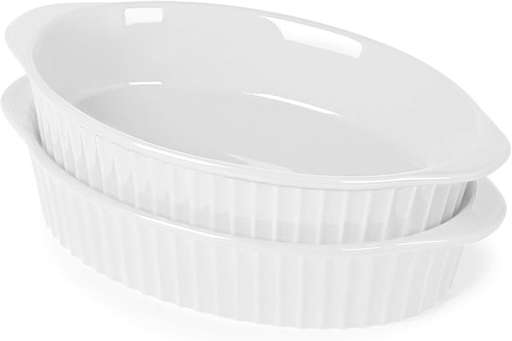 LEETOYI Porcelain Baking Dish Set (Set of 2) 