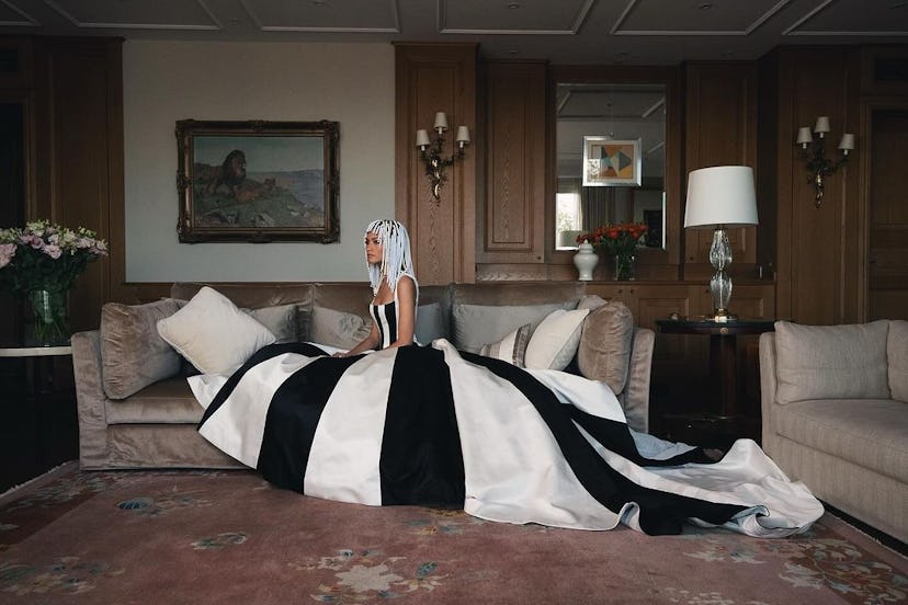 Zendaya in Carolina Herrera.