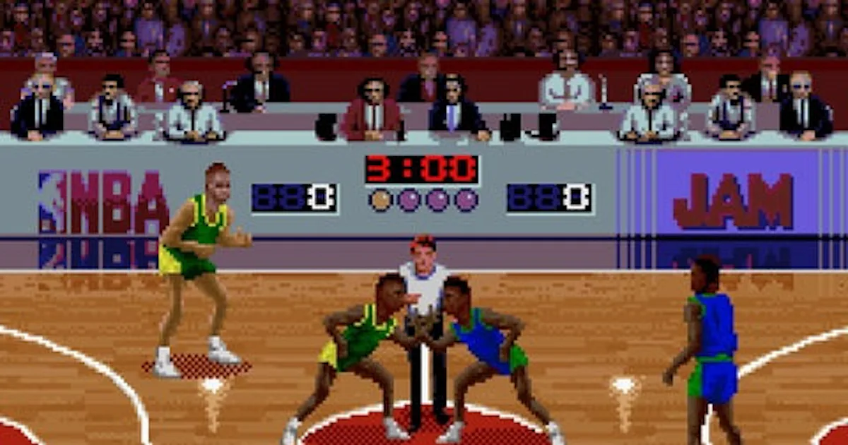 Nba Jam Background 30 Years Ago, An Iconic Nintendo Port Changed Sports Games Forever
