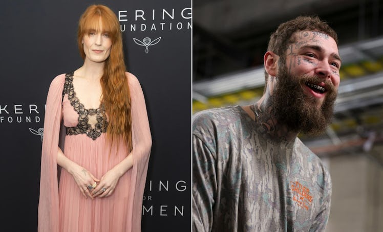 Florence Welch and Post Malone are featured on Taylor Swift's 'Tortured Poets Department.'