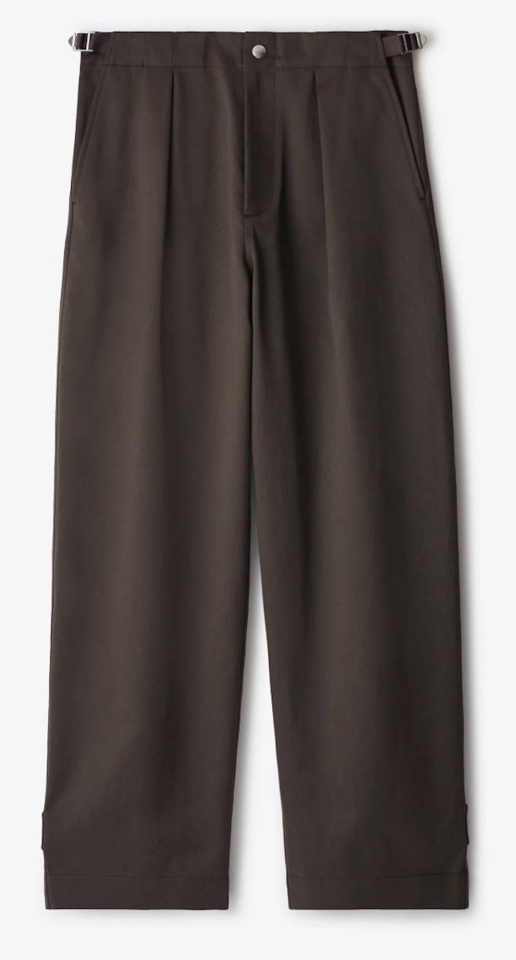 brown cotton trousers