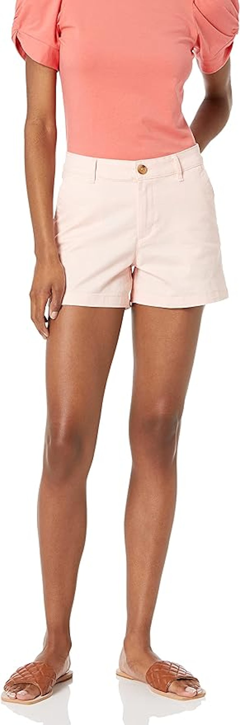 Amazon Essentials Mid-Rise Khaki Short