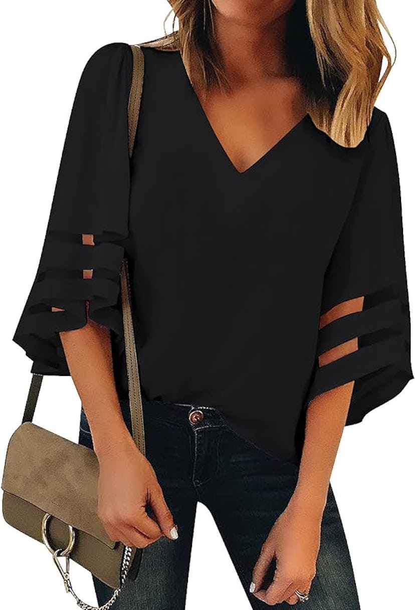 Lookbook V Neck Blouse