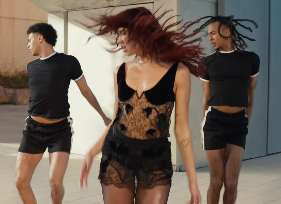 Dua Lipa stars in her &lsquo;Illusion&rsquo; music video.