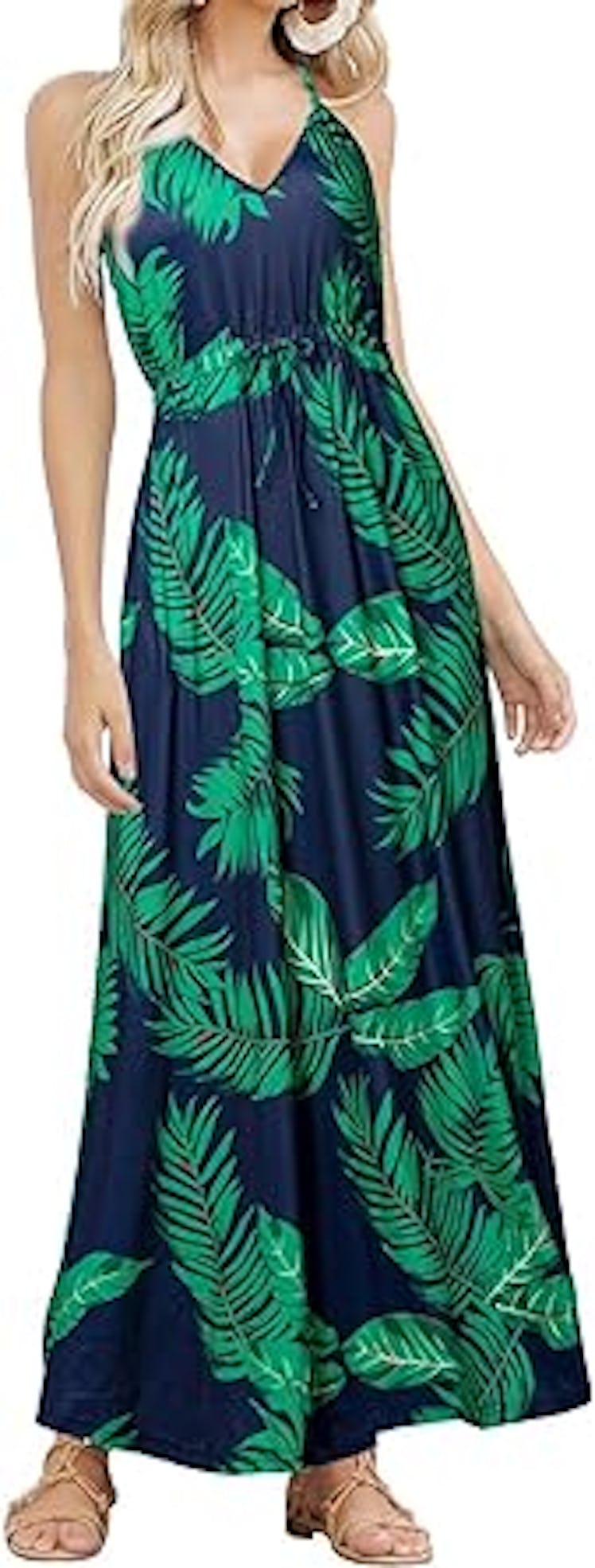 HUSKARY Spaghetti-Strap Maxi Dress