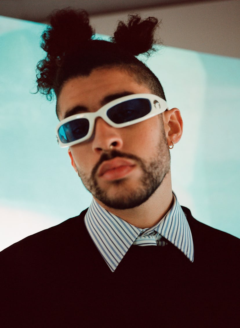 Bad Bunny photographed by Martine Syms, styled By Storm Pablo.