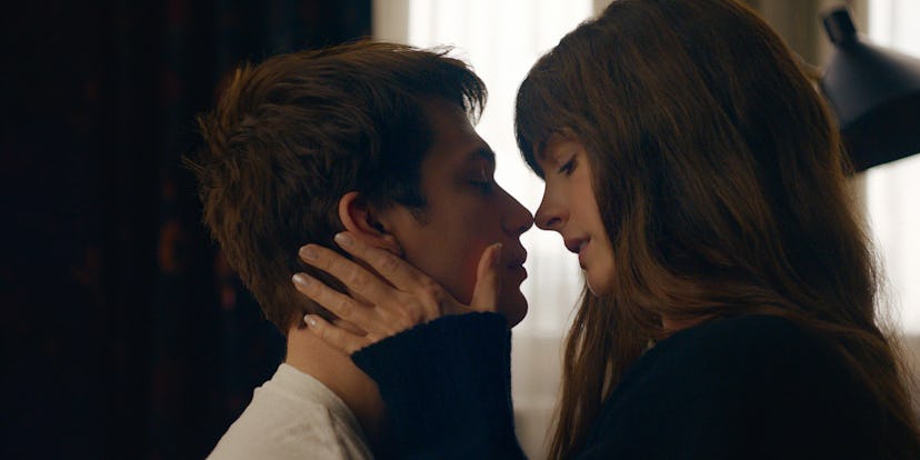 Nicholas Galitzine and Anne Hathaway in ‘The Idea of You.’ Photo via Prime Video