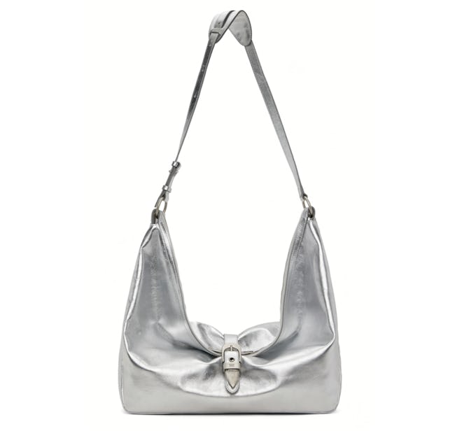 Marge Sherwood Silver Belted Bag