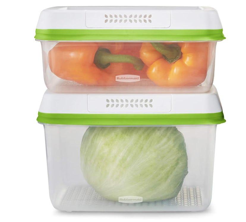 Rubbermaid 4-Piece Produce Saver Containers (Set of 2)