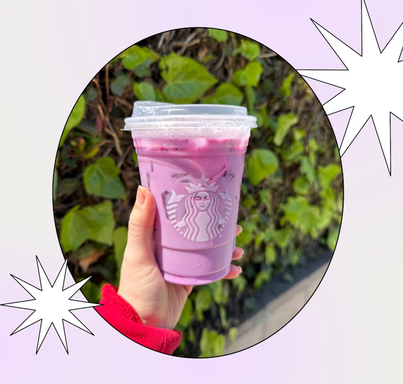 I tried Starbucks' $5 Iced Lavender Oatmilk Chill drink.