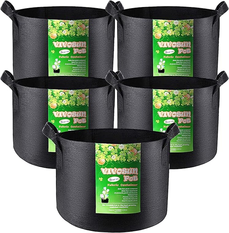 VIVOSUN Gallon Grow Bags (5-Pack)