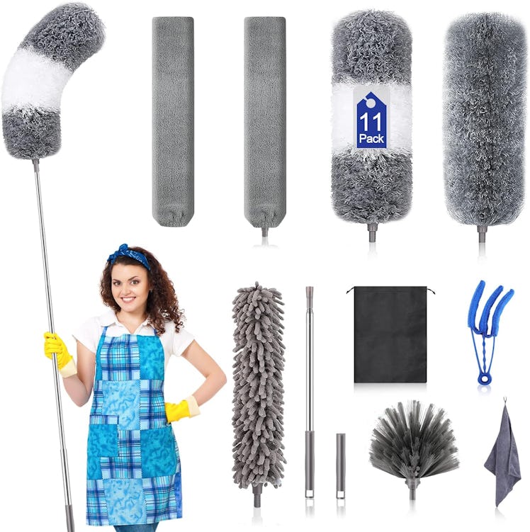 DTZERT Microfiber Duster Kit (11PCS)