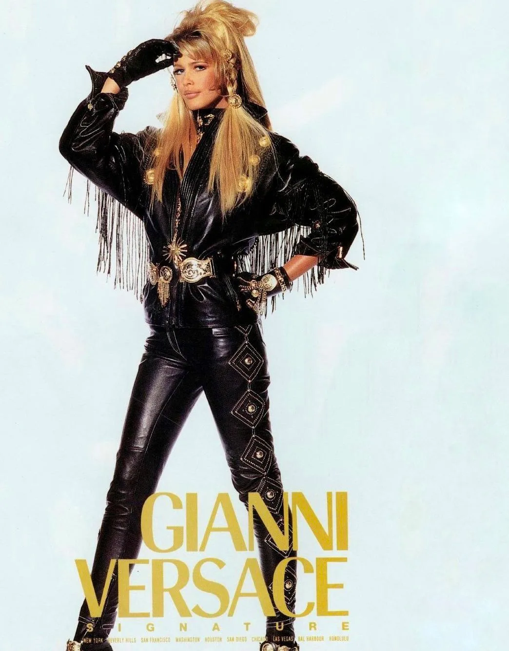 Beyoncé Suits Up In A Supermodel-worthy ’90s Versace Cowboy Fit