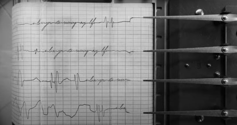 The lie detector test in Fortnight is an easter egg.