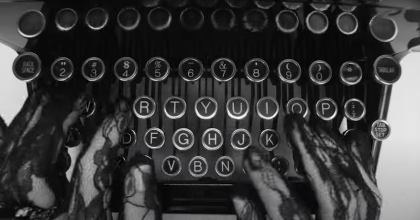 The missing typewriter key is another easter egg on Taylor Swift’s “Fortnight” music video.