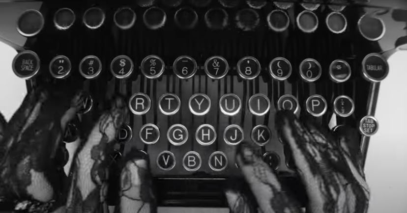 The missing typewriter key is another easter egg on Taylor Swift's "Fortnight" music video.
