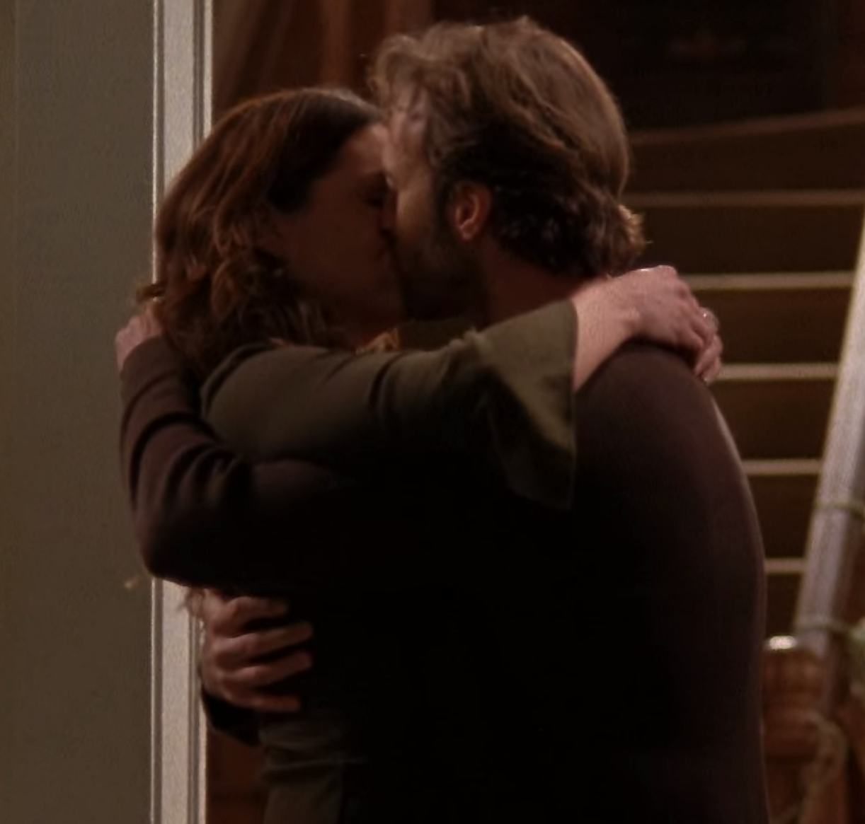 Luke and Lorelai on &lsquo;Gilmore Girls.&rsquo; Screenshot via Netflix