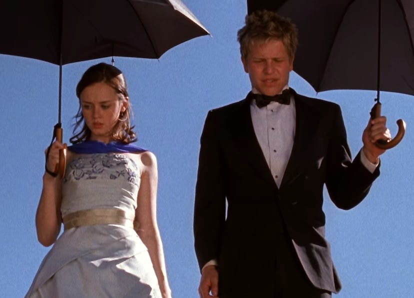 Rory and Logan on ‘Gilmore Girls.’ Screenshot via Netflix