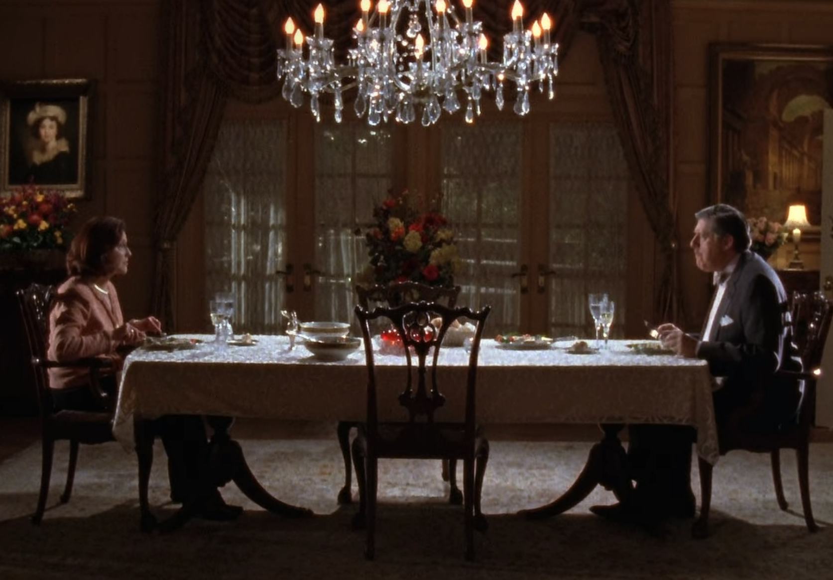 Emily and Richard on &lsquo;Gilmore Girls.&rsquo; Screenshot via Netflix