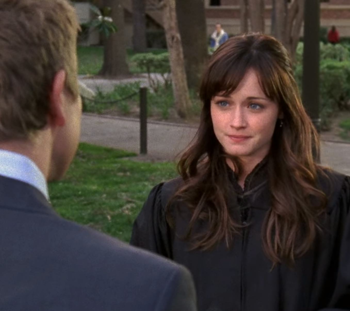 Logan and Rory on &lsquo;Gilmore Girls.&rsquo; Screenshot via Netflix