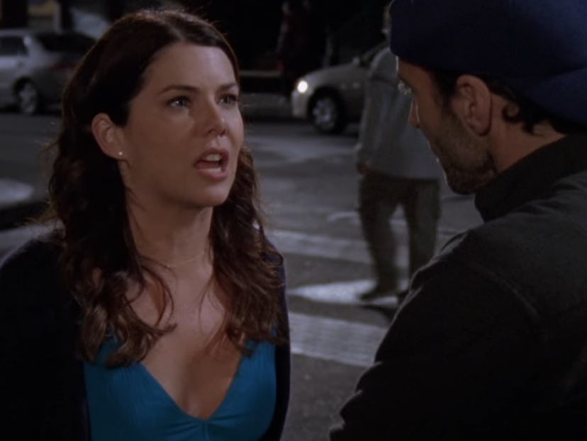 Luke and Lorelai on ‘Gilmore Girls.’ Screenshot via Netflix