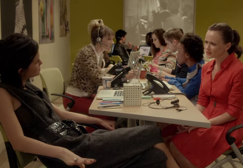 Sandee and Rory on 'Gilmore Girls: AYITL.' Screenshot via Netflix
