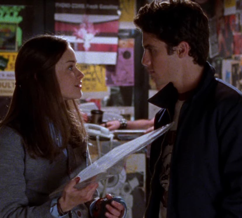 Jess and Rory on ‘Gilmore Girls.’ Screenshot via Netflix