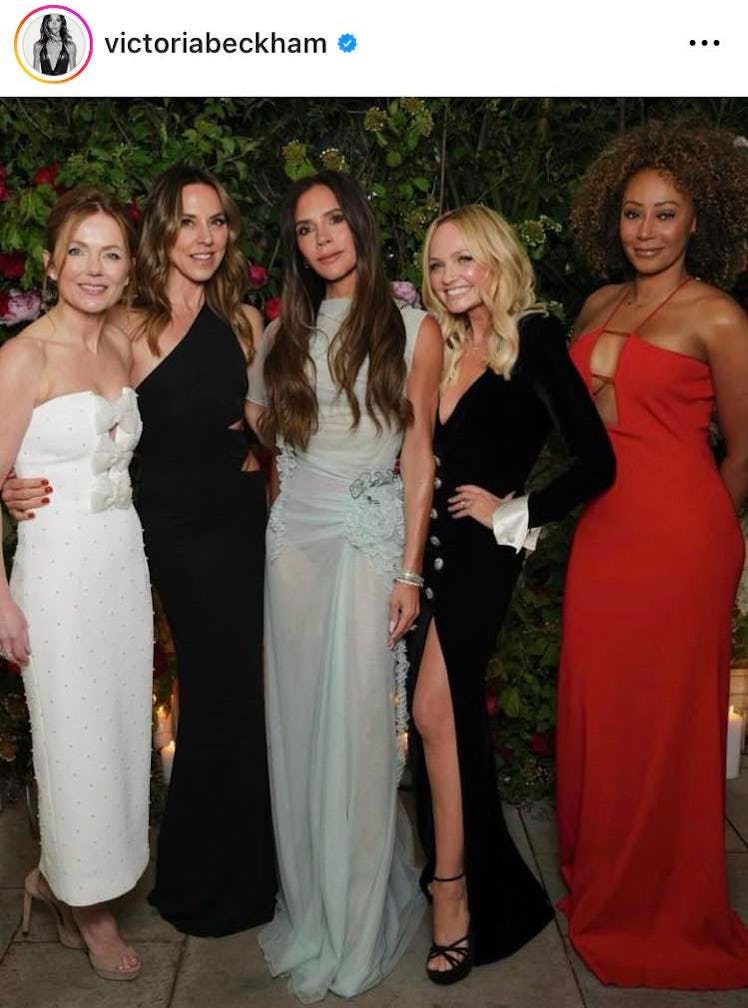 The Spice Girls reunited and performed "Stop" at Victoria Beckham's 50th birthday in 2024.