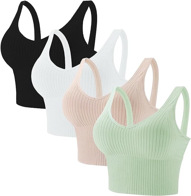 Eleplus Longline Cami Bra (4-Pack)