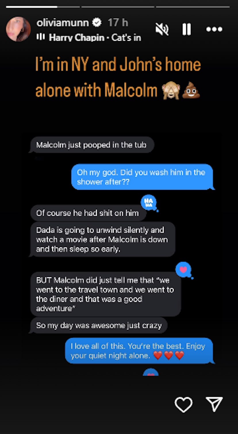 John Mulaney had to deal with Malcolm pooping in the tub.