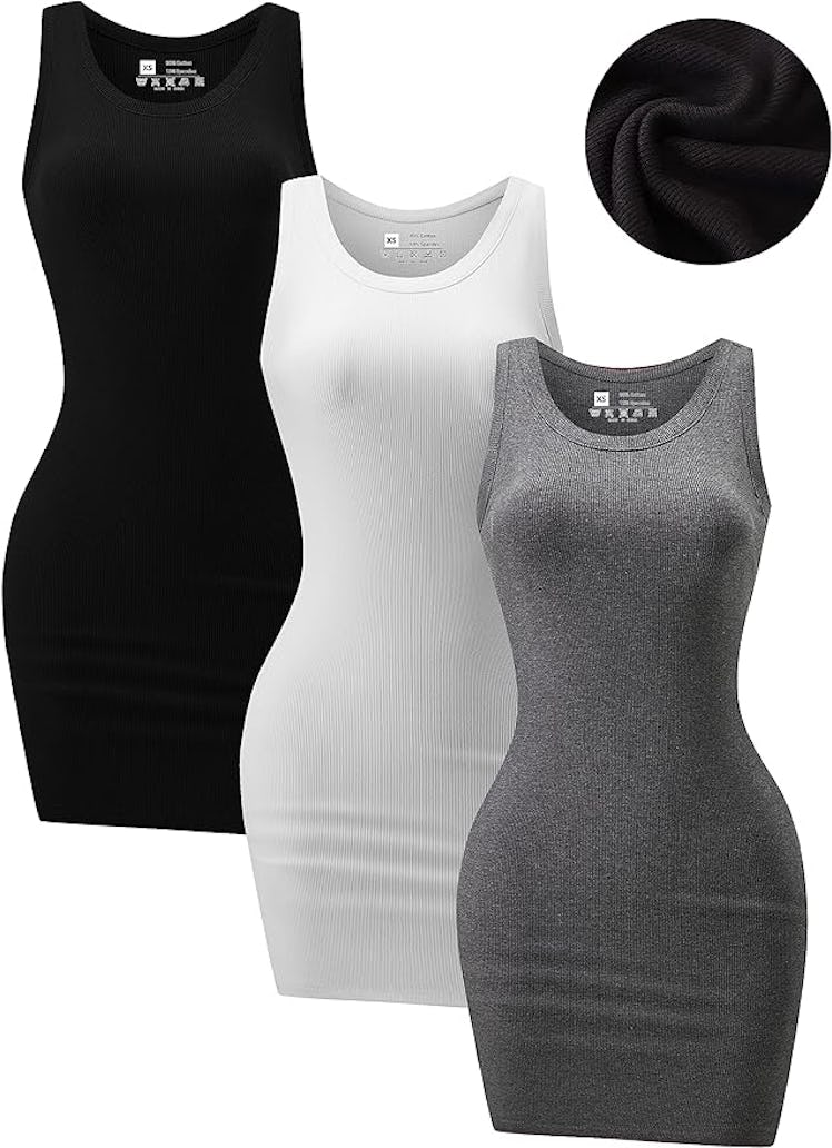 ChongBaiJia Scoop-Neck Dresses (3-Pack)