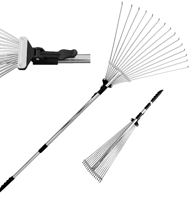 TABOR TOOLS Collapsible Metal Rake