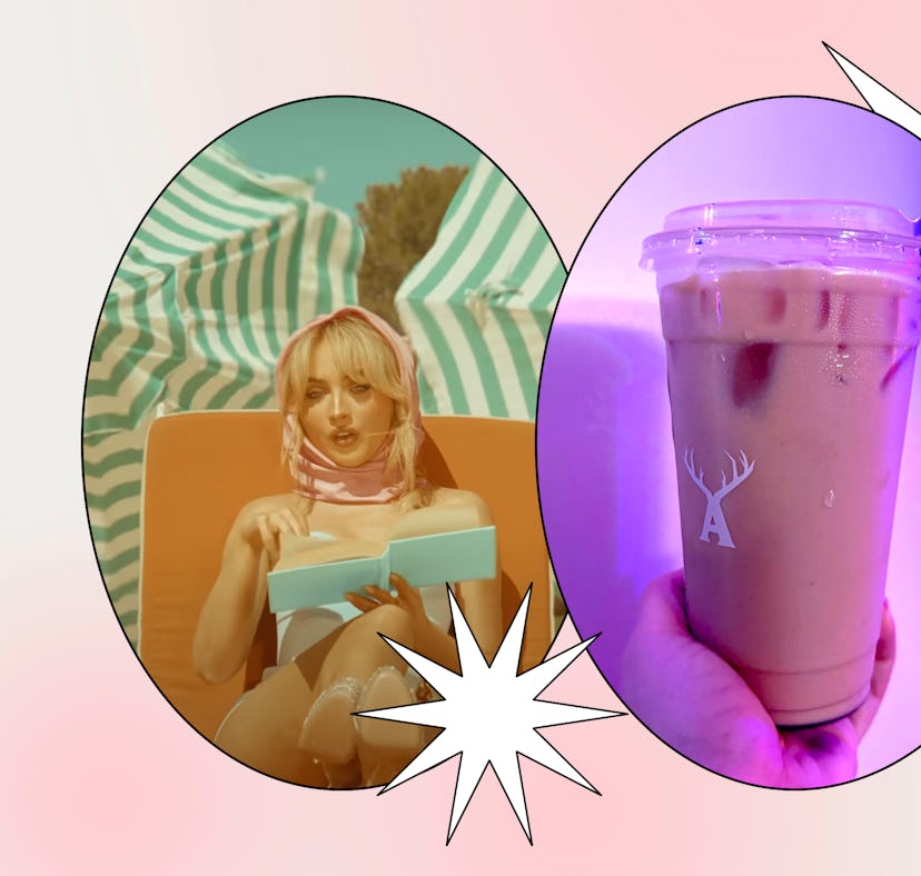 I tried the Sabrina Carpenter "Espresso" Vanilla Rose Latte from Alfred Coffee.