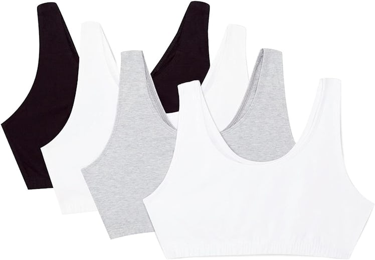 Fruit of the Loom Tank Style Sports Bra (4-Pack)