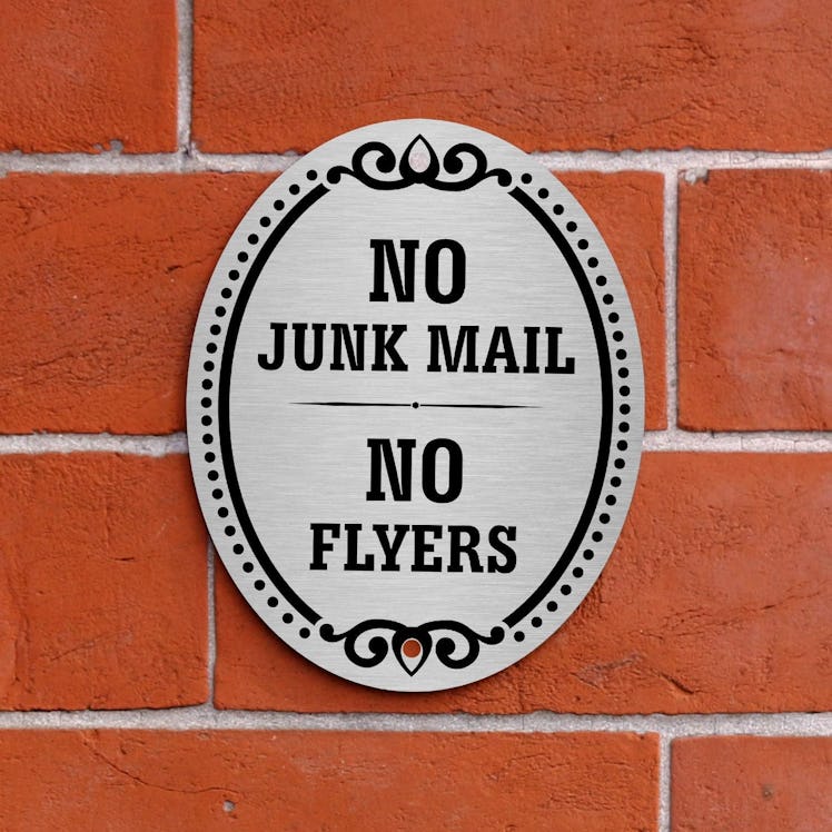 SmartSign “No Junk Mail - No Flyers” Sign