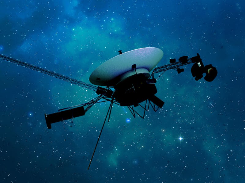 illustration of a spacecraft in space