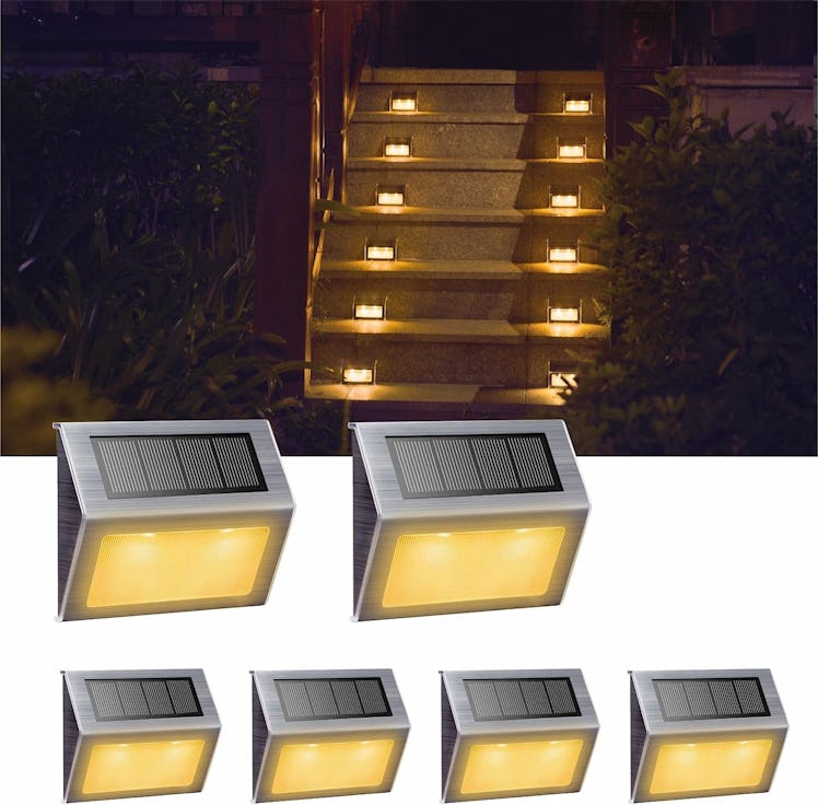XLUX Solar Lights For Steps (6-Pack)