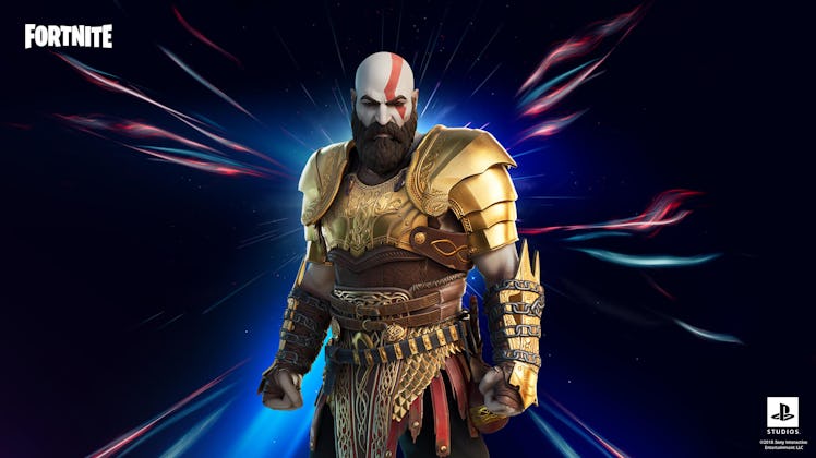 key art of Kratos in Fortnite