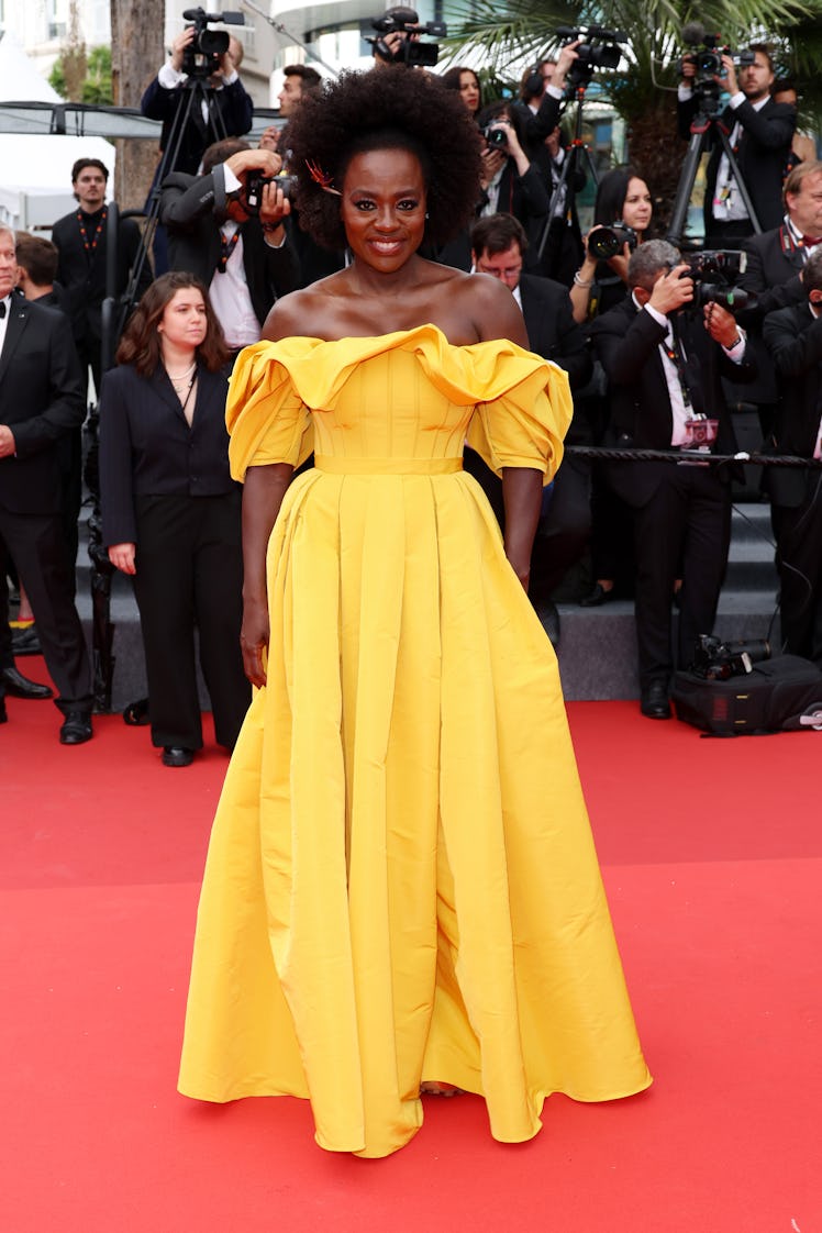 CANNES, FRANCE - MAY 18: Viola Davis attends the screening of "Top Gun: Maverick" during the 75th an...