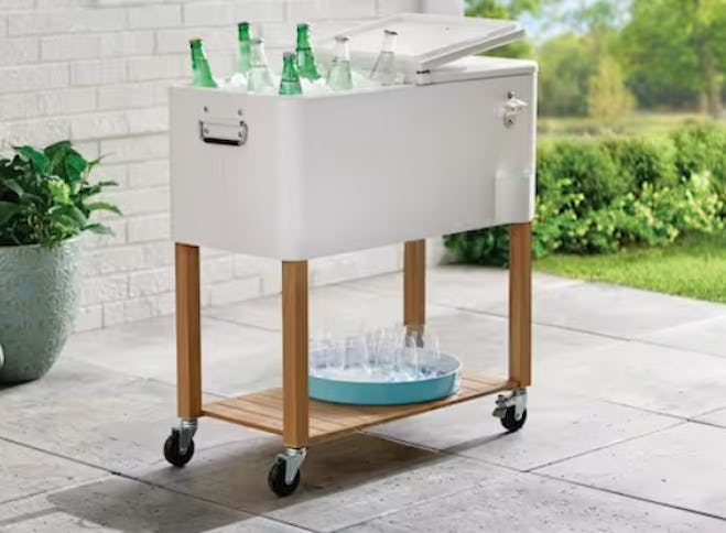 StyleWell 80 Qt. White Cooler