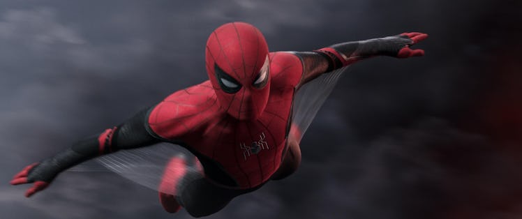 Tom Holland as Spider-Man/Peter Parker in Spider-Man: Far From Home